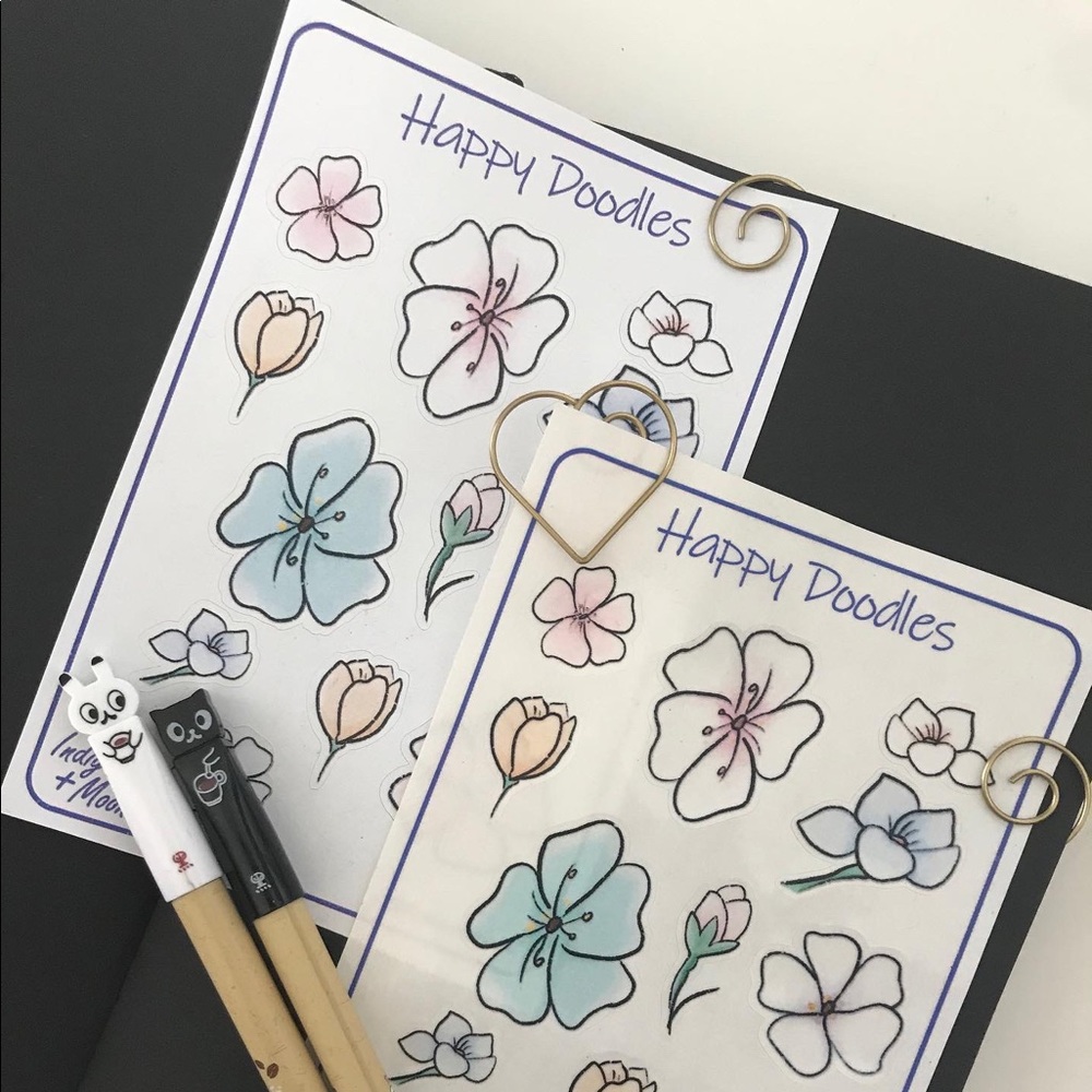 Hand drawn Stickers 💙